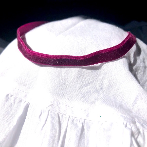 NEW! Wine / Maroon Velvet Choker Necklace - Picture 2 of 3